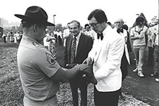 Dedicating Swarts Hall