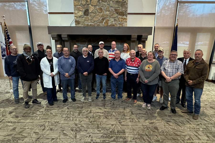 Veterans at the anual veterans breakfast