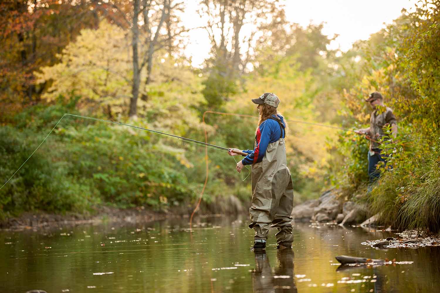 Fly fishing