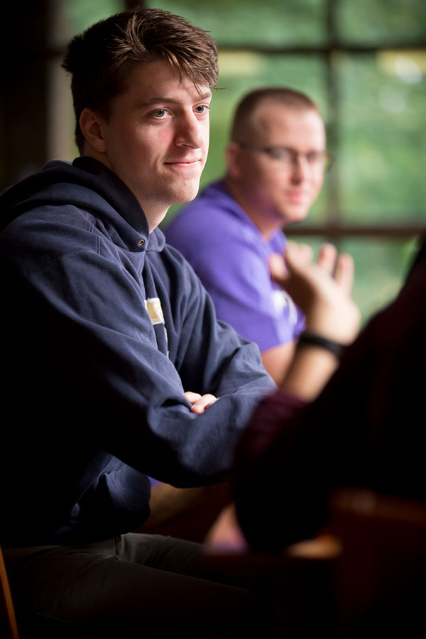 Students in a lecture