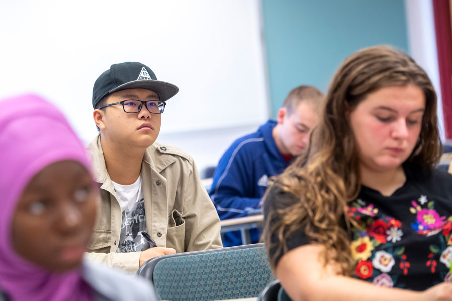 Students in classroom