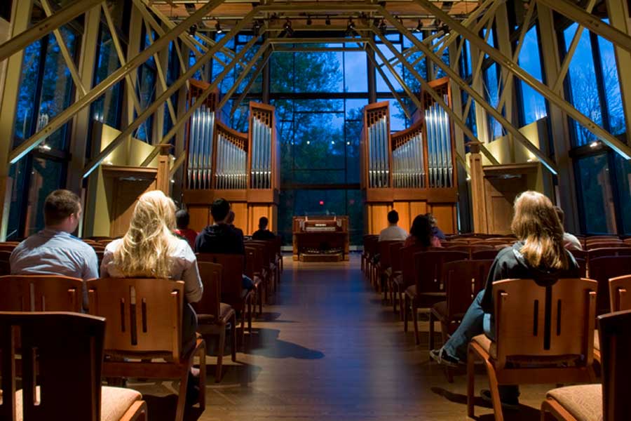 Harriet B. Wick Chapel inside