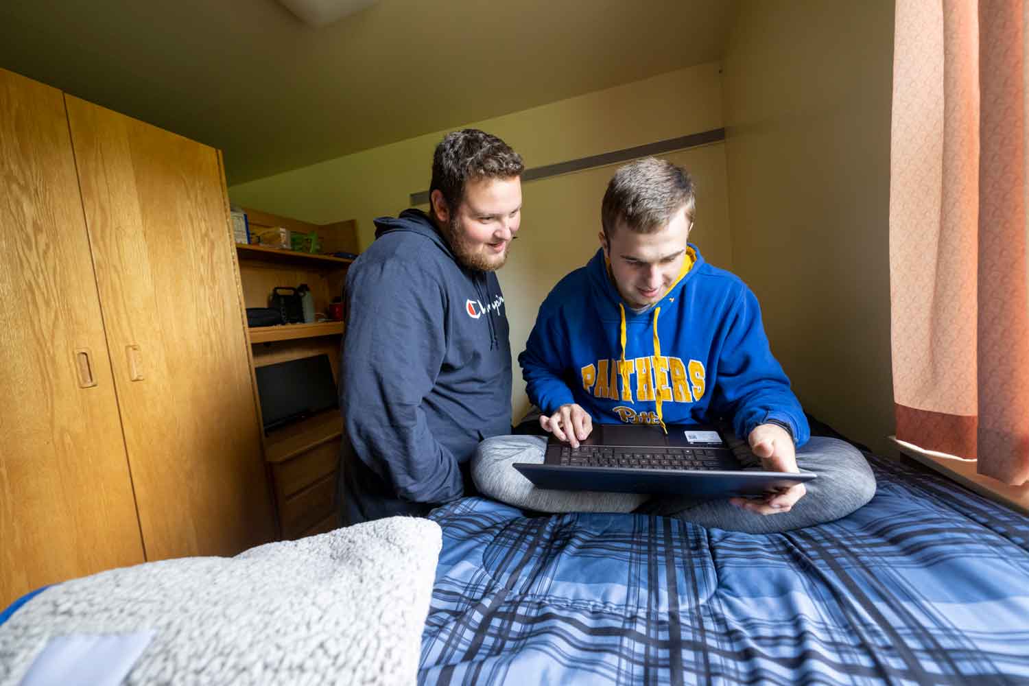 Students in a room in Suites