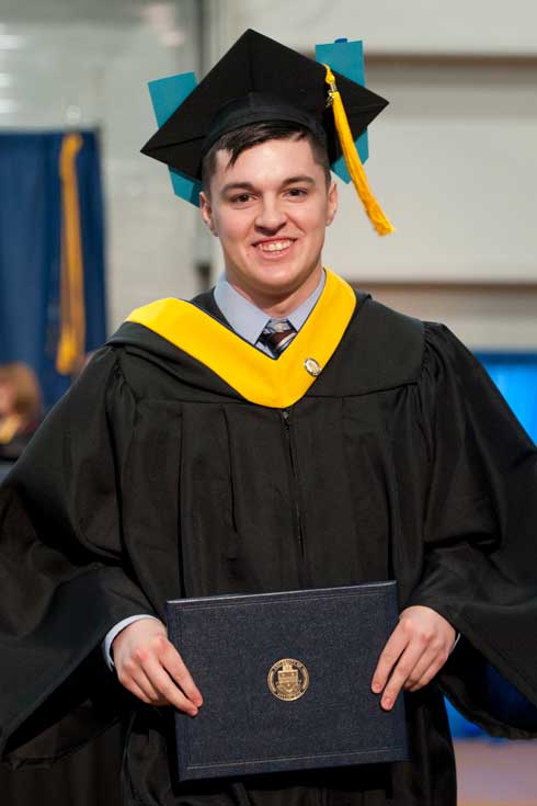 Hunter Chamberlain at Commencement