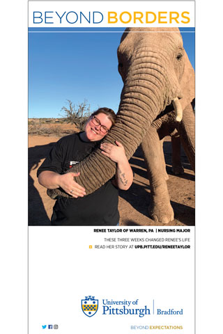 Renee Taylor with Elephant