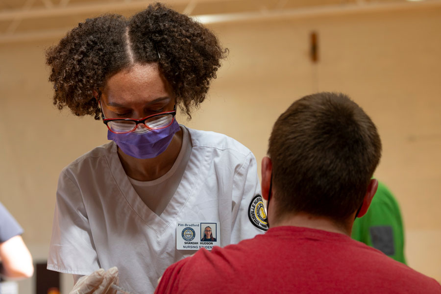 Nurse Giving Vaccine