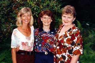 Debbie Dodge, Cheryl Lutz and JoEllen Eck