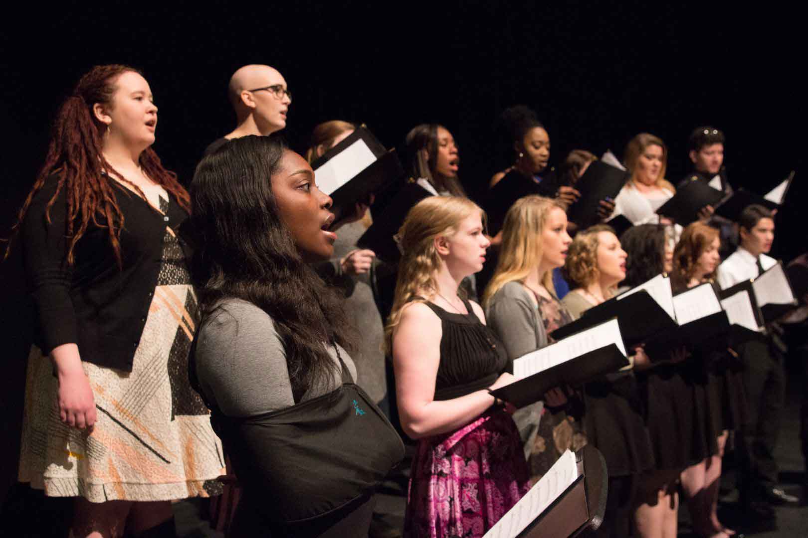 Vocal ensamble group singing