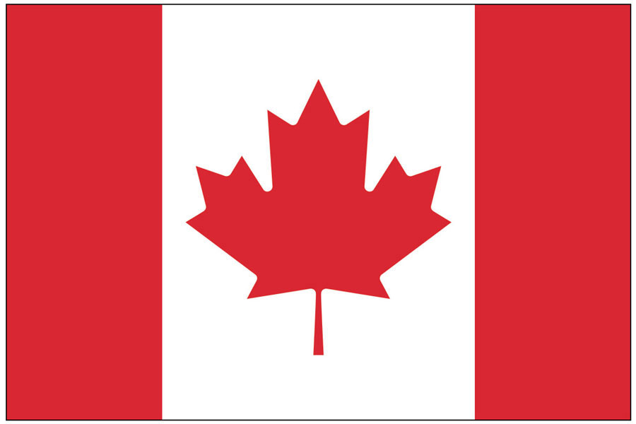 the Canadian flag