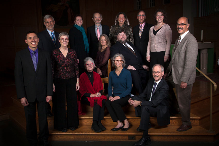 The group Musica Spei standing on a stage