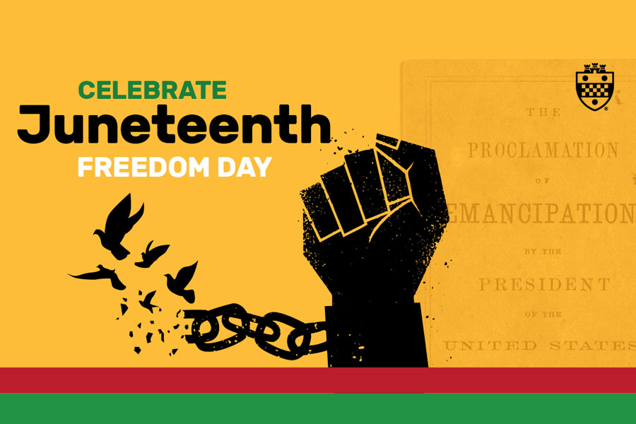 Celebrate Juneteenth Freedom Day poster