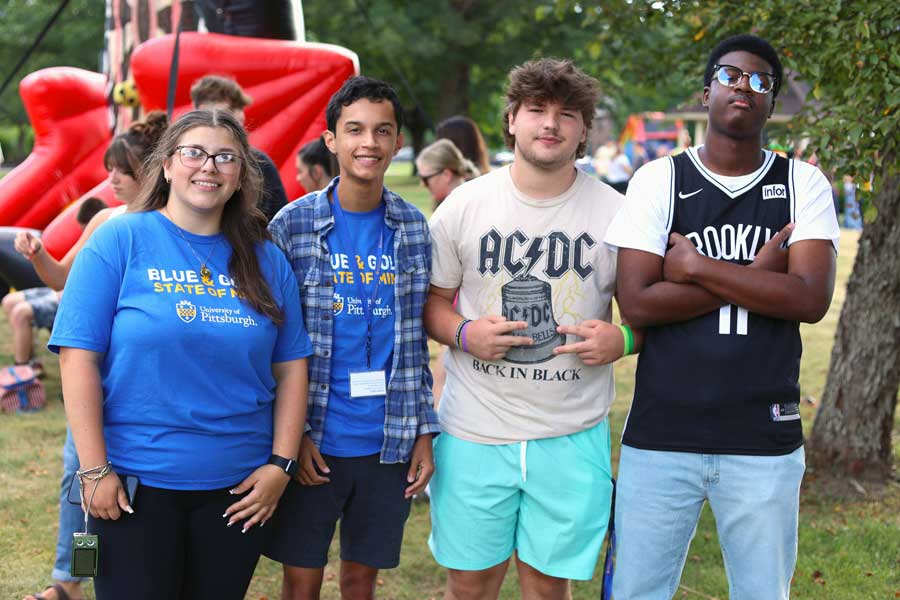 Group of students at the Convocation Carnival