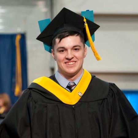 Hunter Chamberlain at Commencement