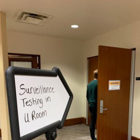 Arrow for Surveillance Testing in U Room