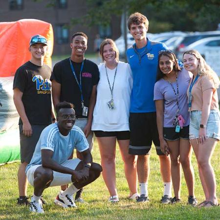 Students at opening carnival