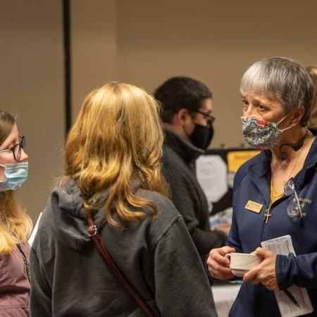 Financial Aid's Open House with students