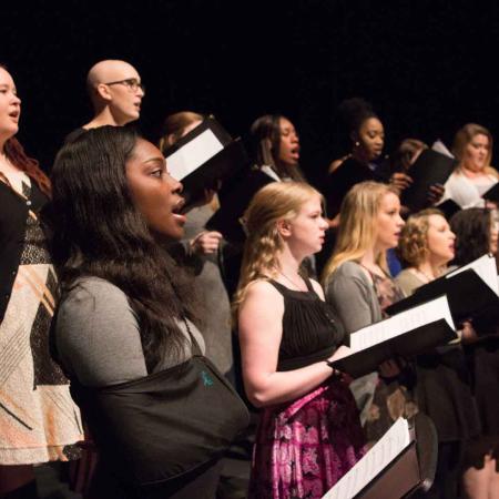 Vocal ensamble group singing