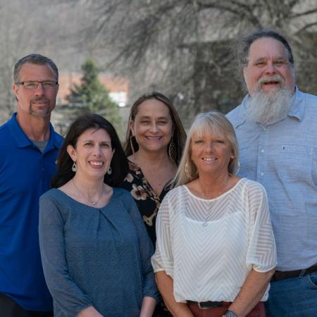 Members of Pitt-Bradford's faculty and staff celebrating milestones