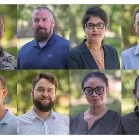 Headshots of the new faculty 