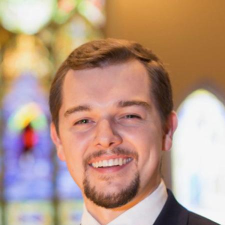 A portrait of Mitchell Stecker, an organist