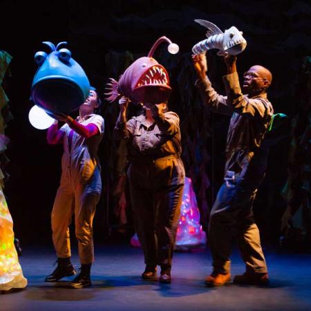 Actors performing "The Pout-Pout Fish"