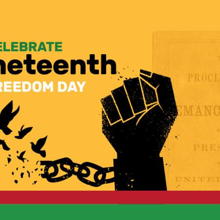 Celebrate Juneteenth Freedom Day poster