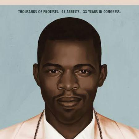 Book cover depicting John lewis
